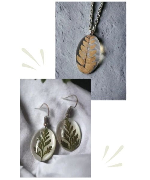 Furn Leaf Botanical Jewellery Necklace : Natural Elegance for Every Occasion