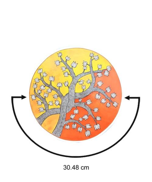 Tree Art #MadhubaniArt Decor Plate | Home Decor | Wooden Plate | Wall Hanging | 16 inch Art Culture Decor Plates, Artwork, Decor Plates, Decorative Items, Decorative Plates, Decorative Wall Art, Drawing Room, Eco-Friendly, Handcrafted, Handicrafts, Handmade, Handpainted, Home Decor, Home Interior Decoration, Living Room, Madhubani Art, Madhubani Art Decor Plates, Paintings, Wall Art, Wall Decor, Wall Hanging, Wall Plates, Wooden Decor Plates