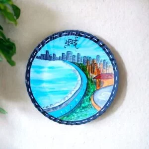 Juhu Beach Decor Plate | Mumbai Meri Jaan | Home Decor | Wall Hanging | 10 inch #CityScape, #CityScape Decor Plates, Art Culture Decor Plates, Artwork, Decor Plates, Decorative Items, Decorative Plates, Decorative Wall Art, Drawing Room, Eco-Friendly, Handcrafted, Handicrafts, Handmade, Handpainted, Home Decor, Home Interior Decoration, Living Room, Melamine Decor Plates, Mumbai, Mumbai Decor Plates, Paintings, Wall Art, Wall Decor, Wall Hanging, Wall Plates