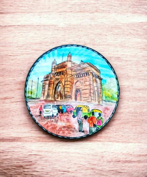 Gateway of India Decor Plate | Mumbai Meri Jaan | Home Decor | Wall Hanging | 10 inch #CityScape, #CityScape Decor Plates, Art Culture Decor Plates, Artwork, Decor Plates, Decorative Items, Decorative Plates, Decorative Wall Art, Drawing Room, Eco-Friendly, Handcrafted, Handicrafts, Handmade, Handpainted, Home Decor, Home Interior Decoration, Living Room, Melamine Decor Plates, Mumbai, Mumbai Decor Plates, Paintings, Wall Art, Wall Decor, Wall Hanging, Wall Plates