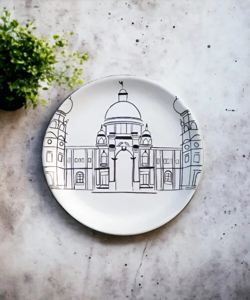Victoria Decor Plate #KolkataLove #CityScape | Home Decor | Wall Hanging | 10 inch #CityScape, #CityScape Decor Plates, Art Culture Decor Plates, Artwork, Bengali Art Culture Decor Plates, City of Joy, City of Joy Decor Plates, Decor Plates, Decorative Items, Decorative Plates, Decorative Wall Art, Drawing Room, Eco-Friendly, Handcrafted, Handicrafts, Handmade, Handpainted, Home Decor, Home Interior Decoration, Kolkata, Living Room, Melamine Decor Plates, Paintings, Wall Art, Wall Decor, Wall Hanging, Wall Plates