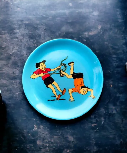 Handa Bhonda Decor Plate | Home Decor | Wall Hanging | Melamine Plate | 10 inch Art Culture Decor Plates, Artwork, Bengali Art Culture Decor Plates, Bengali Cartoon Series Decor Plates, Bengali Kids Series Decor Plates, Bengali Literature, Decor Plates, Decorative Items, Decorative Plates, Decorative Wall Art, Drawing Room, Eco-Friendly, Handcrafted, Handicrafts, Handmade, Handpainted, Home Decor, Home Interior Decoration, Living Room, Melamine Decor Plates, Paintings, Wall Art, Wall Decor, Wall Hanging, Wall Plates
