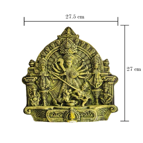 Heritage in Focus | Ek Chala Maa Durga Art Piece | Krishnanagar Clay Craft | GI Tag Artwork, Clay Art and Crafts, Clay Artwork, Clay Crafts, Clay Decor, Decorative Items, Drawing Room, Eco-Friendly, Ek Chala, Ghurni Clay Dolls, GI Tagg Products, Handcrafted, Handicrafts, Handmade, Handpainted, Home Decor, Home Interior Decoration, Idols, Krishnanagar Clay Dolls, Living Room, Maa Durga, Showpieces