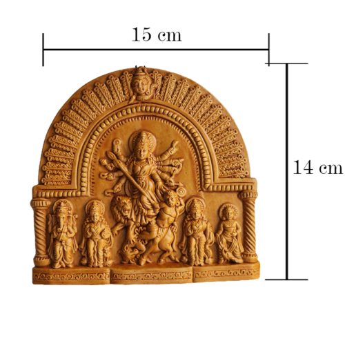 Devotional Artistry | Ek Chala Maa Durga | Wall Hanging | Krishnanagar Clay Craft | GI Tag Artwork, Clay Art and Crafts, Clay Artwork, Clay Crafts, Clay Decor, Decorative Items, Drawing Room, Eco-Friendly, Ek Chala, Ghurni Clay Dolls, GI Tagg Products, Handcrafted, Handicrafts, Handmade, Handpainted, Home Decor, Home Interior Decoration, Idols, Krishnanagar Clay Dolls, Living Room, Maa Durga, Showpieces