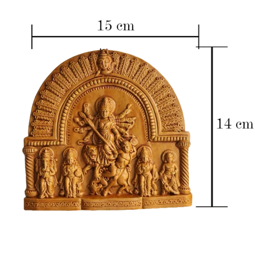 Devotional Artistry | Ek Chala Maa Durga | Wall Hanging | Krishnanagar Clay Craft | GI Tag Artwork, Clay Art and Crafts, Clay Artwork, Clay Crafts, Clay Decor, Decorative Items, Drawing Room, Eco-Friendly, Ek Chala, Ghurni Clay Dolls, GI Tagg Products, Handcrafted, Handicrafts, Handmade, Handpainted, Home Decor, Home Interior Decoration, Idols, Krishnanagar Clay Dolls, Living Room, Maa Durga, Showpieces