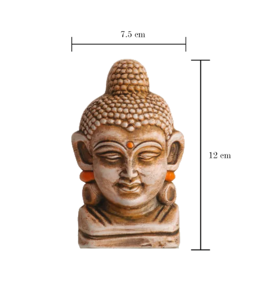 Transform Your Space: Buddha Head Sculpture | Krishnanagar Clay Craft | GI Tag Artwork, Clay Art and Crafts, Clay Artwork, Clay Crafts, Clay Decor, Decorative Items, Drawing Room, Eco-Friendly, Ghurni Clay Dolls, GI Tagg Products, Handcrafted, Handicrafts, Handmade, Handpainted, Home Decor, Home Interior Decoration, Idols, Krishnanagar Clay Dolls, Living Room, Lord Buddha, Showpieces