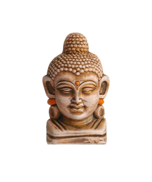Transform Your Space: Buddha Head Sculpture | Krishnanagar Clay Craft | GI Tag Artwork, Clay Art and Crafts, Clay Artwork, Clay Crafts, Clay Decor, Decorative Items, Drawing Room, Eco-Friendly, Ghurni Clay Dolls, GI Tagg Products, Handcrafted, Handicrafts, Handmade, Handpainted, Home Decor, Home Interior Decoration, Idols, Krishnanagar Clay Dolls, Living Room, Lord Buddha, Showpieces