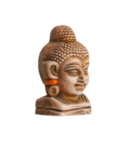 Transform Your Space: Buddha Head Sculpture | Krishnanagar Clay Craft | GI Tag Artwork, Clay Art and Crafts, Clay Artwork, Clay Crafts, Clay Decor, Decorative Items, Drawing Room, Eco-Friendly, Ghurni Clay Dolls, GI Tagg Products, Handcrafted, Handicrafts, Handmade, Handpainted, Home Decor, Home Interior Decoration, Idols, Krishnanagar Clay Dolls, Living Room, Lord Buddha, Showpieces