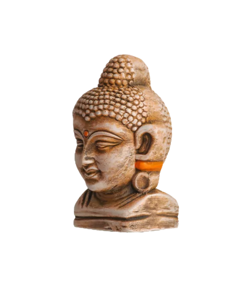 Transform Your Space: Buddha Head Sculpture | Krishnanagar Clay Craft | GI Tag Artwork, Clay Art and Crafts, Clay Artwork, Clay Crafts, Clay Decor, Decorative Items, Drawing Room, Eco-Friendly, Ghurni Clay Dolls, GI Tagg Products, Handcrafted, Handicrafts, Handmade, Handpainted, Home Decor, Home Interior Decoration, Idols, Krishnanagar Clay Dolls, Living Room, Lord Buddha, Showpieces