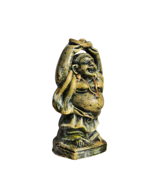 Joyful Serenity Sculpture | Laughing Buddha | Krishnanagar Clay Craft | GI Tag Artwork, Clay Art and Crafts, Clay Artwork, Clay Crafts, Clay Decor, Decorative Items, Drawing Room, Eco-Friendly, Ghurni Clay Dolls, GI Tagg Products, Handcrafted, Handicrafts, Handmade, Handpainted, Home Decor, Home Interior Decoration, Krishnanagar Clay Dolls, Living Room, Showpieces