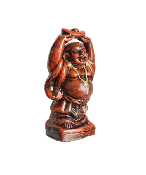 Joyful Serenity Sculpture | Laughing Buddha | Krishnanagar Clay Craft | GI Tag Artwork, Clay Art and Crafts, Clay Artwork, Clay Crafts, Clay Decor, Decorative Items, Drawing Room, Eco-Friendly, Ghurni Clay Dolls, GI Tagg Products, Handcrafted, Handicrafts, Handmade, Handpainted, Home Decor, Home Interior Decoration, Krishnanagar Clay Dolls, Living Room, Showpieces