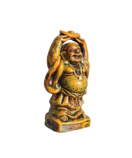 Joyful Serenity Sculpture | Laughing Buddha | Krishnanagar Clay Craft | GI Tag Artwork, Clay Art and Crafts, Clay Artwork, Clay Crafts, Clay Decor, Decorative Items, Drawing Room, Eco-Friendly, Ghurni Clay Dolls, GI Tagg Products, Handcrafted, Handicrafts, Handmade, Handpainted, Home Decor, Home Interior Decoration, Krishnanagar Clay Dolls, Living Room, Showpieces