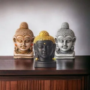 Transform Your Space: Buddha Head Sculpture | Krishnanagar Clay Craft | GI Tag Artwork, Clay Art and Crafts, Clay Artwork, Clay Crafts, Clay Decor, Decorative Items, Drawing Room, Eco-Friendly, Ghurni Clay Dolls, GI Tagg Products, Handcrafted, Handicrafts, Handmade, Handpainted, Home Decor, Home Interior Decoration, Idols, Krishnanagar Clay Dolls, Living Room, Lord Buddha, Showpieces