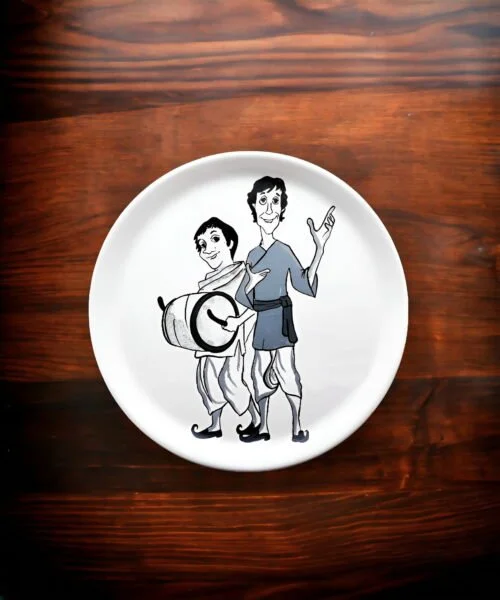Bengali Literature Special Decor Plate | #BlacknWhite | Home Decor | Wall Hanging | 8 inch #BlacknWhite, #BlacknWhite Decor Plates, Art Culture Decor Plates, Artwork, Bengali Art Culture Decor Plates, Bengali Literature, Combo Decor Plates, Decor Plates, Decorative Items, Decorative Plates, Decorative Wall Art, Drawing Room, Eco-Friendly, Handcrafted, Handicrafts, Handmade, Handpainted, Home Decor, Home Interior Decoration, Living Room, Melamine Decor Plates, Paintings, Wall Art, Wall Decor, Wall Hanging, Wall Plates