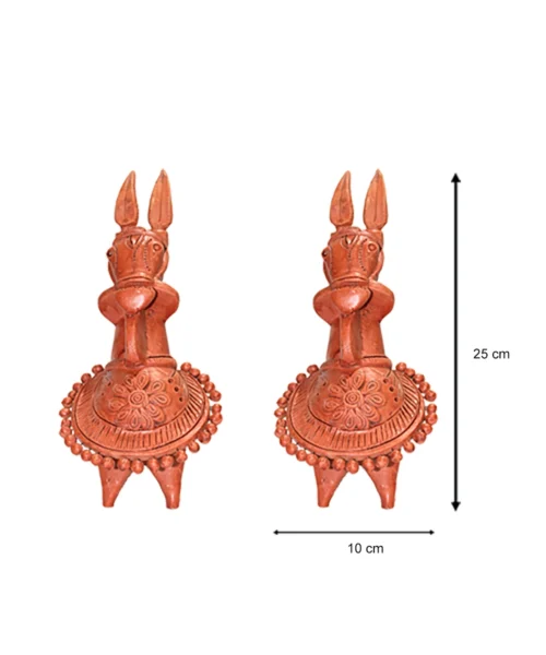 "Kathakoli Ghora Terracotta Craft from Bishnupur Bankura"