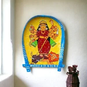 Special Maa Durga | Jamini Roy | Decorative Bamboo Kula | Home Decor | Handpainted | Wall Hanging Handicraft | 12 inch Artwork, Bamboo Art, Bamboo Handicrafts, Bamboo Kula, Bengali Art Culture Bamboo Kula, Decorative Items, Decorative Wall Art, Drawing Room, Eco-Friendly, Handcrafted, Handicrafts, Handmade, Handpainted, Home Decor, Home Interior Decoration, Jamini Roy, Jamini Roy Bamboo Kula, Living Room, Maa Durga, Maa Durga Bamboo Kula, Paintings, Religious Series Bamboo Kula, Wall Art, Wall Decor, Wall Hanging