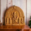 Devotional Artistry | Ek Chala Maa Durga | Wall Hanging | Krishnanagar Clay Craft | GI Tag Artwork, Clay Art and Crafts, Clay Artwork, Clay Crafts, Clay Decor, Decorative Items, Drawing Room, Eco-Friendly, Ek Chala, Ghurni Clay Dolls, GI Tagg Products, Handcrafted, Handicrafts, Handmade, Handpainted, Home Decor, Home Interior Decoration, Idols, Krishnanagar Clay Dolls, Living Room, Maa Durga, Showpieces